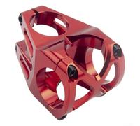 Bike Stem 40mm with 31 8mm Handlebar Clamp CNC Machined from Aluminum Alloy, 28 6mm Fork Stem Diameter, 0 Degree Rise for DH Mountain Bikes (Red)