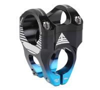 Bike Stem Aluminum Alloy CNC Hollow Universal Mountain Short Handlebar Stem DIY Road Bikes Fixed Gear Bikes Cycling (Black and Blue)
