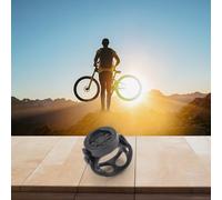 Bike Stem Extension Bracket Mount Compatible with For Garmin Edge For Bryton For Wahoo Edge Bicycle Computers Fits Handlebars 28-45mm with Rotatable Strap Installation (for WAh)