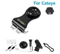 Bike Stem Holder for Garmin, For Bryton, and Ceteye, 3K Carbon Construction for Cyclists (for Cateye)