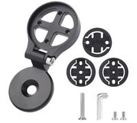 Bike Stem Mount for Garmin Wahoo and Bryton, Adjustable Bike Stem Cap Extension, Aluminum Alloy, Includes Mounting Screws and Hex Wrenches, Front-Facing Cycling Computer Holder