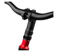 Bike Stem Riser Bicycle Fork Stem Height Extender Road Bike Handlebar Rise Up Adapter Aluminum Alloy Spacer Cycling Accessories(Black-188MM)