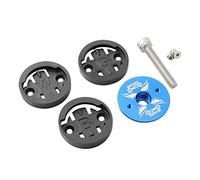 Bike Stem Top Cap Computer Bracket Stopwatch GPS Holder Clamp Cover Suitable for Cyclists Training Competition, Blue