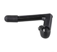 Bike Stem with Gooseneck Shape for 22 2MM Fork Compatibility, 80MM Forward Length, 150MM Center Height, Lightweight Aluminum Alloy (Black)