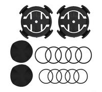Bike Stopwatch Mount Handlebar Stand Black 4-Option Set(Package of 2)