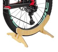 Bike Storage Rack - Ground Bike Stand, Single Holder, Compact Indoor Organiser, Anti-Scratch Coating, Metal Base Frame, Perfect for Home Entrance Garage and Apartment