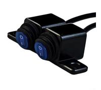 Bike Switch Aluminum Alloy Illuminated Rocker for Headlight Kill Switch - Easy Install 22.2mm Mount 48cm