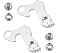 Bike Tail Hook Derailleur Hanger Alloy Bicycle Rear Derailleur Hanger Bike Rear Gear Hange for Carrera Vulcan Vengeance Replace Part Frame Mountain Road Racing Cycling (2PCS)