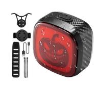Bike Tail Light with Brake Sensor, USB-C Rechargeable, Waterproof Rear Lamp | Night Riding Bike Lights for Outdoor Home Work Travel Survival Backyard Pathway Driveway Riding Mountain Commuting