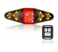 Bike Tail Light with Turn Signals, USB Rechargeable Ultra Bright LED Safety Warning Bike Brake Rear Lights for Bike