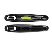 Bike Tire Levers - 4.13 x 0.79 inches Wheel Repair Tool for Quick Removal, Safe Handling with Strong Leverage, Cycling Tool for Mountain Road Lawn Park Street Workshop, Red Reinforced Nylon