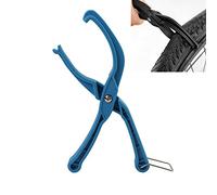 Bike Tire Pliers Rim Protector Tool Bike Tyre Removal Clamp Bicycle Tyre Tool Bike Rim Protector Hand Tire Lever Bead Tool Convenience Road Mountain Bike Tire Changer for Hard to Install Bike (Blue)