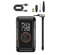 Bike Tire Pump - Cordless Air Compressor, Digital Pressure Gauge Portable Inflator for Bicycle Motorcycle SUV Truck RV Trailer ATV Scooter Ball | Rechargeable Electric Air Pump with Auto Shut Off