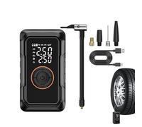 Bike Tire Pump,Cordless Air Compressor with Digital Pressure Gauge - Portable Bicycle Pump - for Motorcycle SUV Truck RV Trailer ATV Scooter Ball