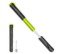Bike Tire Pump Mini | Tire Pump Retractable - High Pressure Outdoor Ball Pump Inflator Bicycle Floor Pump with High-Pressure Buffer Easiest Use Keloc
