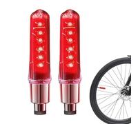 Bike Tire Valve Light Double-Sided Bicycle Wheel Lighting | Road Bike Valve Light for Men Cyclists Commuting Group Rides Camping Long Tours City Riding Sightseeing