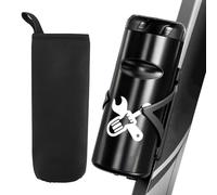 Bike Tool Bottle Storage - Portable Bicycle Gear Organization Case | Waterproof Bottle Cage Storage Compact Repair Kit Holder for Riding, Biking, Traveling or Outdoor Adventures, 2.91 x 7.68 inches