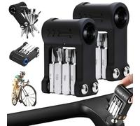 Bike Tool Kit - Complete Bike Maintenance Tools, 9 in 1 Cyclist Toolkit Featuring Compact Carry Design, Versatile Adjustment Set Offering Reliable Performance for Trails and Roads (2pcs)