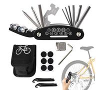 Bike Tool Kit, Multi-Tool for Bike | Bicycle Chain Tool - Multifunctional Bike Repair Tool Kit, Lightweight Portable Bike Multi-Tool Accessories for Camp