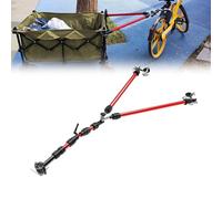 Bike Tow Bar for Campervan Hitch, Bicycle Trailer Connector, E-Bike Connecting Rods Hitch Linker, E-Bike Towing Pole, Load Capacity 50Kg (Y)