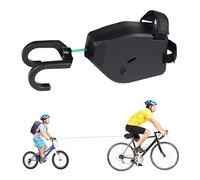 Bike Tow Rope Bike Trailer for Kids with Stronger Hook - Easy Install, Kids Tow Behind Bike System, Retractable Tow Strap for Effortless Riding, Secure Children's Bicycle Traction Rope (Black)