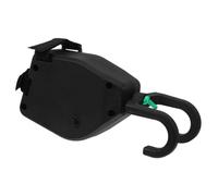 Bike Tow Rope Retractable Strap with Hook for Family Cycling | Plastic Build, Padded Ergonomic Handle, Packs in Bike Bag, Helps Reduce Hand Strain on Trails