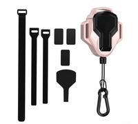 Bike Tow Strap Elastic Cord Quick-Release Hook | Retractable elastic cord, maintains safe gap, adapts to speed, diverse road conditions, safety first(Pink)