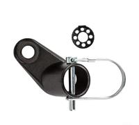 Bike Trailer for hitch Coupler, Portable Bicycle Trailer Fitting, for | for stroller Pet Car, Carbon Steel Connector, for Rear Axle, Black Color, Lightweight Design, for Cycling & Outdoor Activiti