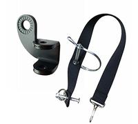 Bike Trailer Hitch Set for Burley Kids Trailers 12.2MM Steel Coupler Compatible with Burley Bee and Other Model Safety Strap Included