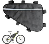 Bike Triangle Frame Bag, Electric Cycle Battery Bag Triangle, Water Resistant Battery Durable Oxford Bags for Easy Installation and Secure Storage
