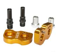 Bike V Brake Extender Adapter 22mm, Brake Risers for 10mm Mounting Points, M10 Brake Post Extender for Wheel Size Upgrade 16"-18" 406-451(Golden)