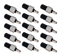 Bike Valve Core Set,15PCS Universal Bicycle Dunlop Valve Adapter,Replacement Bike Tyre Valve Sets for Most Bikes Tire