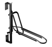 Bike Wall Mount - Adjustable Folding Hook Mount | Bicycle Organizer for Home Garage Workshop Basement Lawn Shed Indoor Storage Black Carbon Steel Heavy Duty Wall Stands