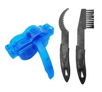 Bike Wash Tool Set & for Bicycle Cleaning Kit, MTB Chain Cleaner with Scrubber Brushes, Outdoor Riding Cycling Maintenance Tool Accessories, Durable & Efficient(Green)