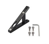 Bike Water Bottle Cage Extension, MUQZI Folding Adapter Aluminium Alloy Kettle Holder Ultralight Single/Double Mount Converter(Black)