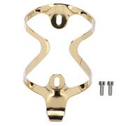 Bike Water Bottle Holder Plating Gradient Color Aluminum Alloy Lightweight Durable Easy Install for Cycling Enthusiasts Mountain Road Bikes (Gold A-style)