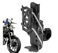 Bike Water Bottle Holder - PVC Metal 16.5x8.5cm | Adjustable Handlebar Mount Drink Cage with 0.6-1.56 Inch Clamp | Motorcycle Cup Holder for Tractor Wheelchair Golf Cart Scooter