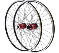 Bike Wheel 26/27.5/29 Inch Aluminum Alloy Rim Front 2 Rear 4 Bearing Quick Release MTB Mountain Bike V-Brake Wheel for 7/8/9/10/11/12 Speed A,29inch