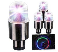 Bike Wheel Lights for Men Women, 8PCS Safety Waterproof Tire Lights 7 Color High Light Transmission Flash Bicycle Spoke Motorcycle Car Bike Accessories.