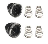 Bike Wheel Skewer Quick Release Springs 4 Pieces with 2 M5 Nut Axle Screws for Bicycle Hub Secure Fastening and Repair