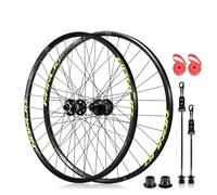 Bike Wheels 26/27.5/29u201dMountain Bike Wheelset QR Disc Brake Aluminum Double Layer Rims Quick Release Front Rear Wheels 32 Holes 8-12 Speed Cassette