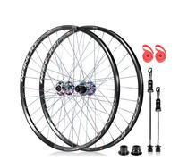 Bike Wheels 26/27.5/29u201dMountain Bike Wheelset QR Disc Brake Aluminum Double Layer Rims Quick Release Front Rear Wheels 32 Holes 8-12 Speed Cassette