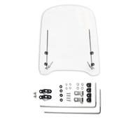 Bike Windscreen - Anti Wind Scooter Screen, Transparent Scooter Wind Guard, Flexible Windscreen With Mounting, WindProof Protection | Clear Visibility | Bikee Winds Deflector For Adventure Touring