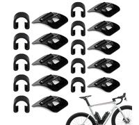 Bike Wire Guide - Tube Strap, Cable Holder | Double-sided adhesive pads and durable grip channel created to organize a gear lever track housing or a