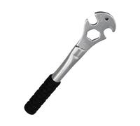 Bike Wrench, Bike Wrench Tool, Heavy Duty Bike Wrench, Includes 15 mm, 9/16 Inch and 24 mm Hex Holes, Long Handle,