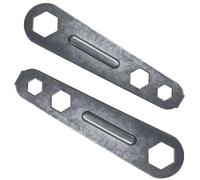 Bike Wrench Repair Tool Kit Multi-Function Steel Bicylce Cycle Spanner Galvanized Steel Wrench Simple Mini Tool with Tyre Lever for Bike Wheelbarrow Wheels