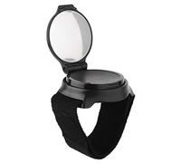Bike Wrist Back View Mirror, Special Rotary Rearview Mirror Collapsible with Arm Wrist Strap Accessory for Safety Cycling Black bike mirrors rear view handlebar