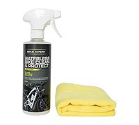 Bike Xpert E-Bike Waterless Wash (500ml + 2 Microfibre Cloths) | Suitable For All Types of Bicycles Electric Bikes | No Rinse Bicycle Cleaning Spray