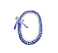 bike8 Graduation Leis Class of 2025 Graduation Ribbon Leis Necklace for Women Men Adjustable Leis Graduation Braided Necklace for College Graduation 47 Inches, L Size, Polyester, No Gemstone