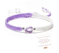 bike8 To My Granddaughter Bracelet A Link That Can Never Be Undone Adjustable Infinite Forever Braided Bracelets from Grandma,Birthday Gift Christmas Gift for Granddaughter, Adjustable, Nylon, no